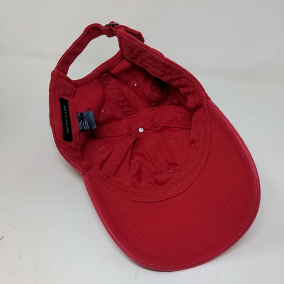 Tommy Hilfiger Men's Slideback Hat Red Size OS Embroidered Logo - Picture 6 of 8
